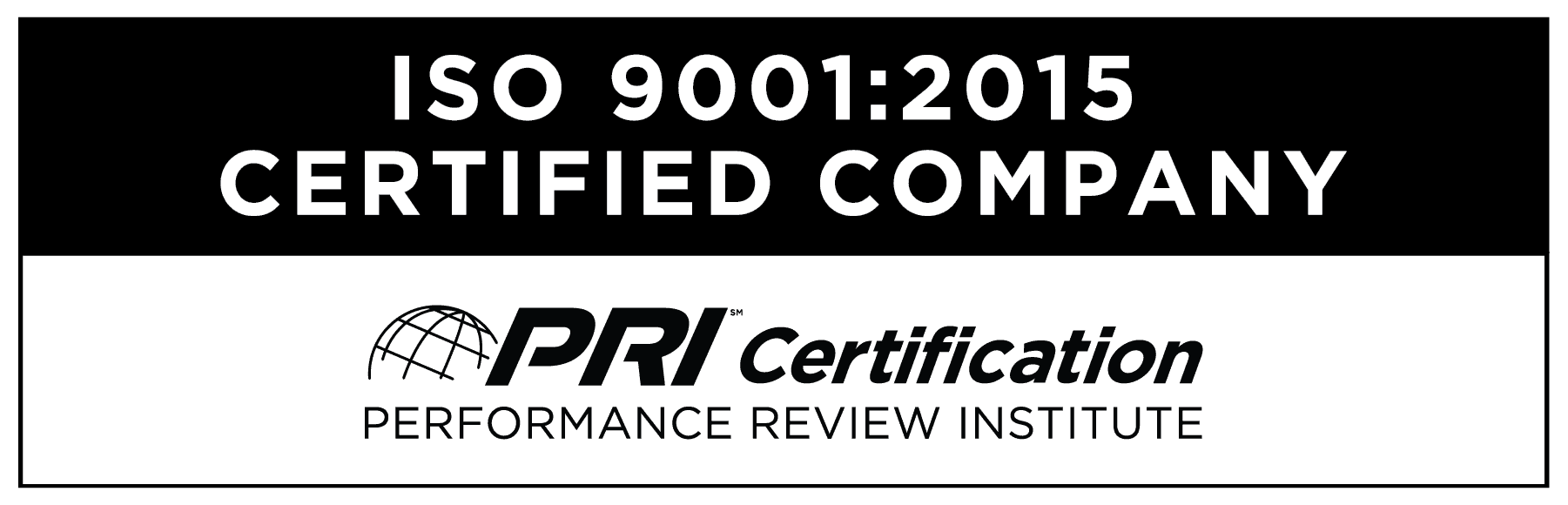 ISO 9001:2015 Certified Company